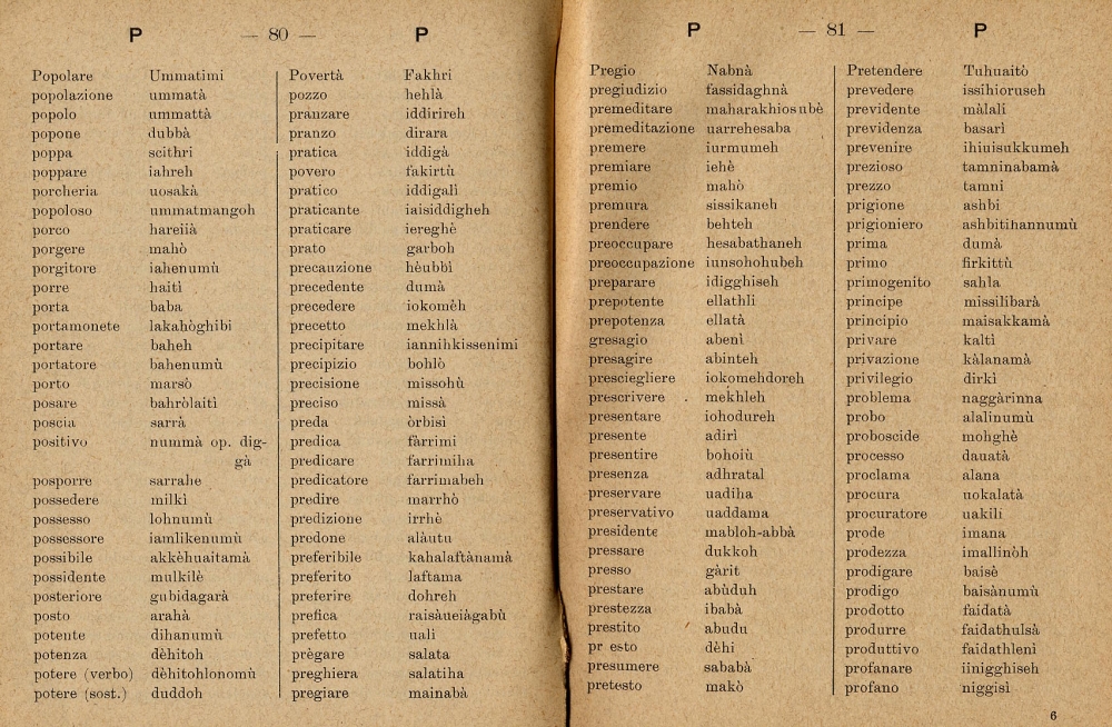 Vocabolario popolare